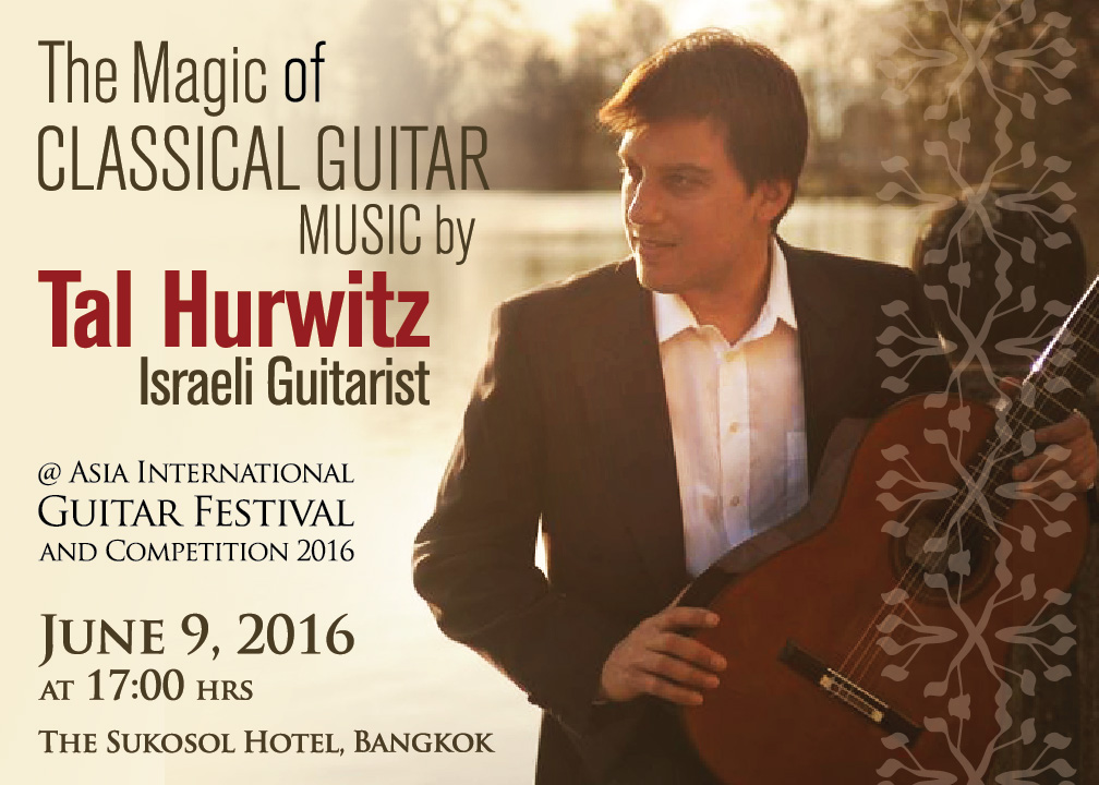 Tal Hurwitz @ Asia International Guitar Festival and Competition 2016